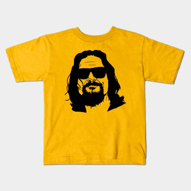 The Dude Abides The Big Lebowski Kids T-Shirt by SaverioOste